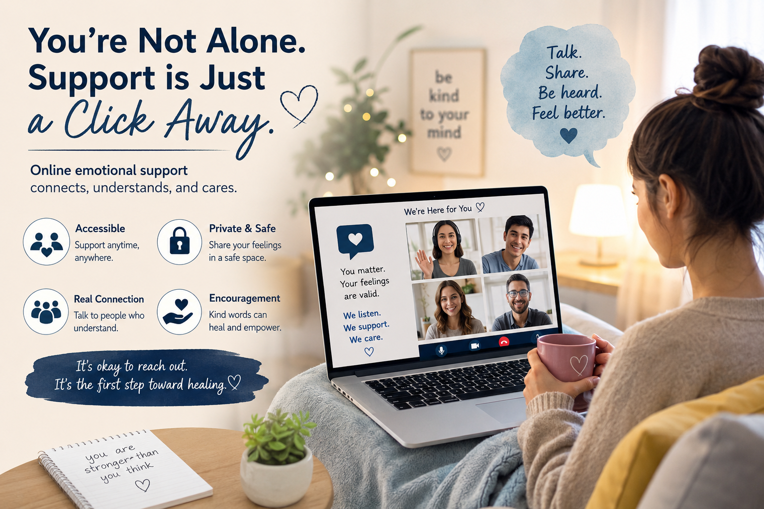 Is Online Emotional Support Effective?