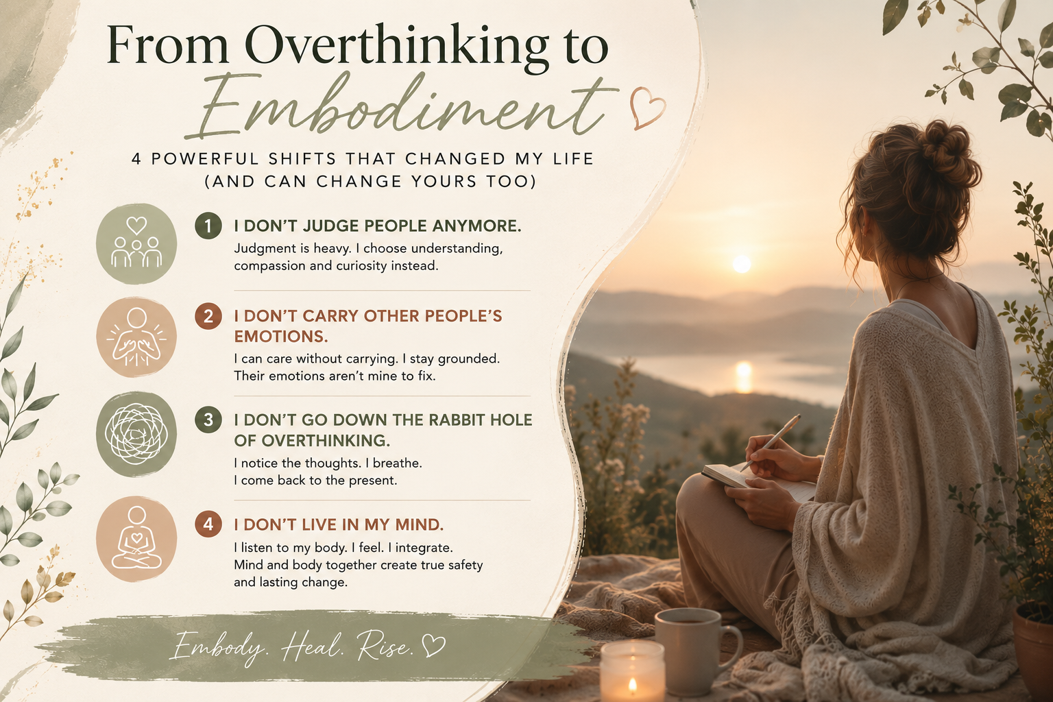 Things I Don't Do Anymore: Four Shifts That Changed My Life